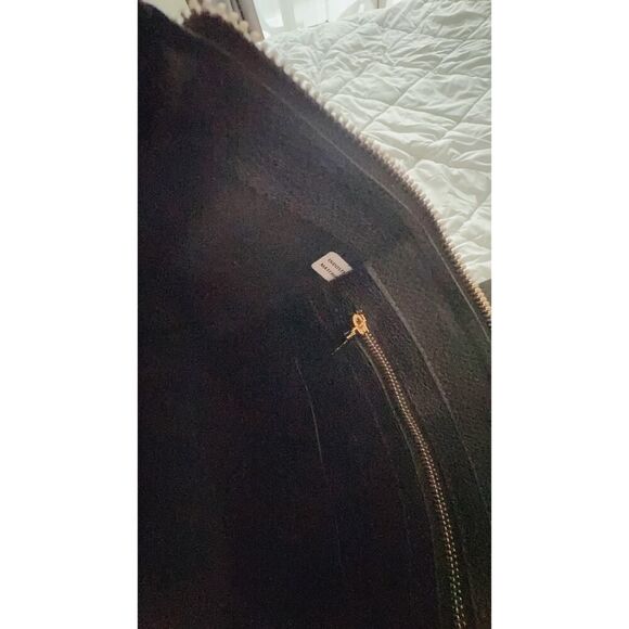 Cuyana small zipper tote bag black top handle one size - Picture 6 of 8